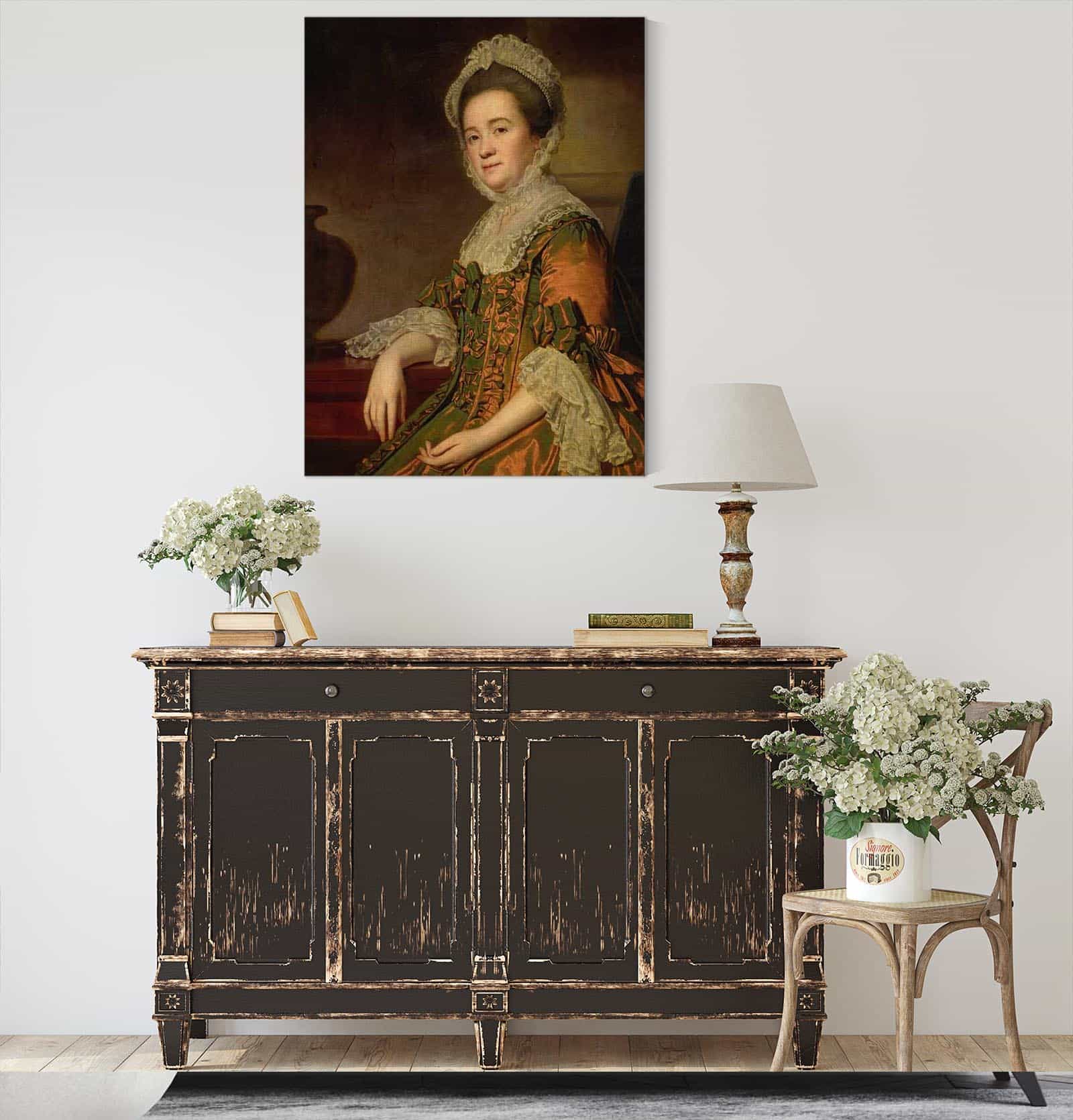 Portrait Of Mrs Dawes by George Romney