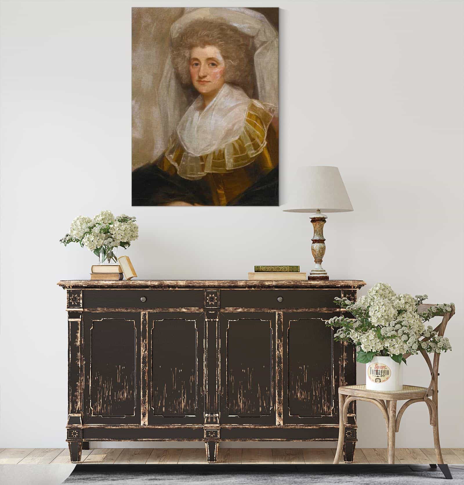 Portrait Of Mrs Francis Ingram by George Romney