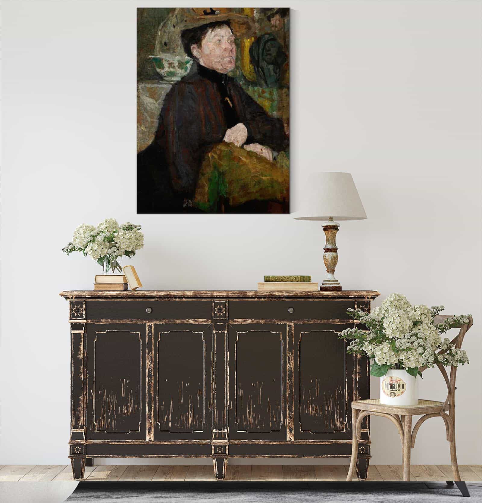 Portrait Of Mrs Getter by Olga Boznanska