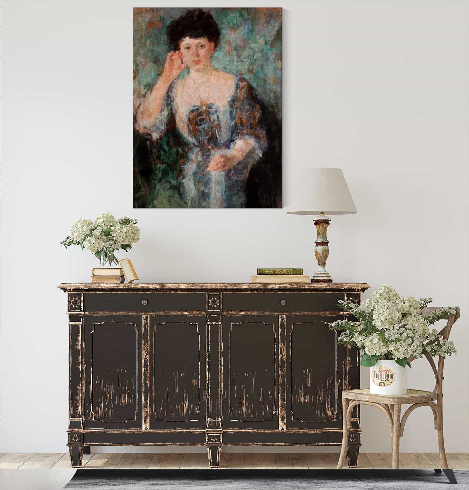 Portrait Of Mrs Horain by Olga Boznanska