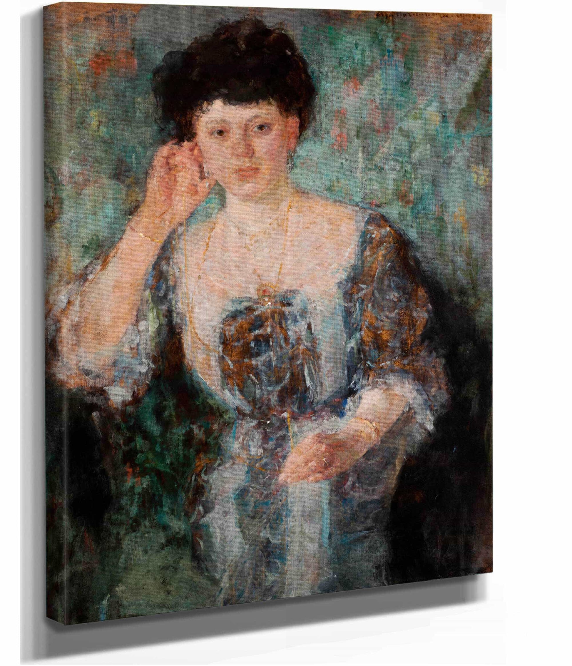 Portrait Of Mrs Horain by Olga Boznanska