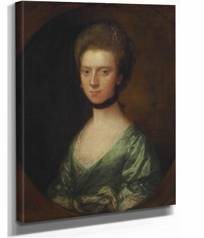 Portrait Of Mrs Isaac Elton by Thomas Gainsborough