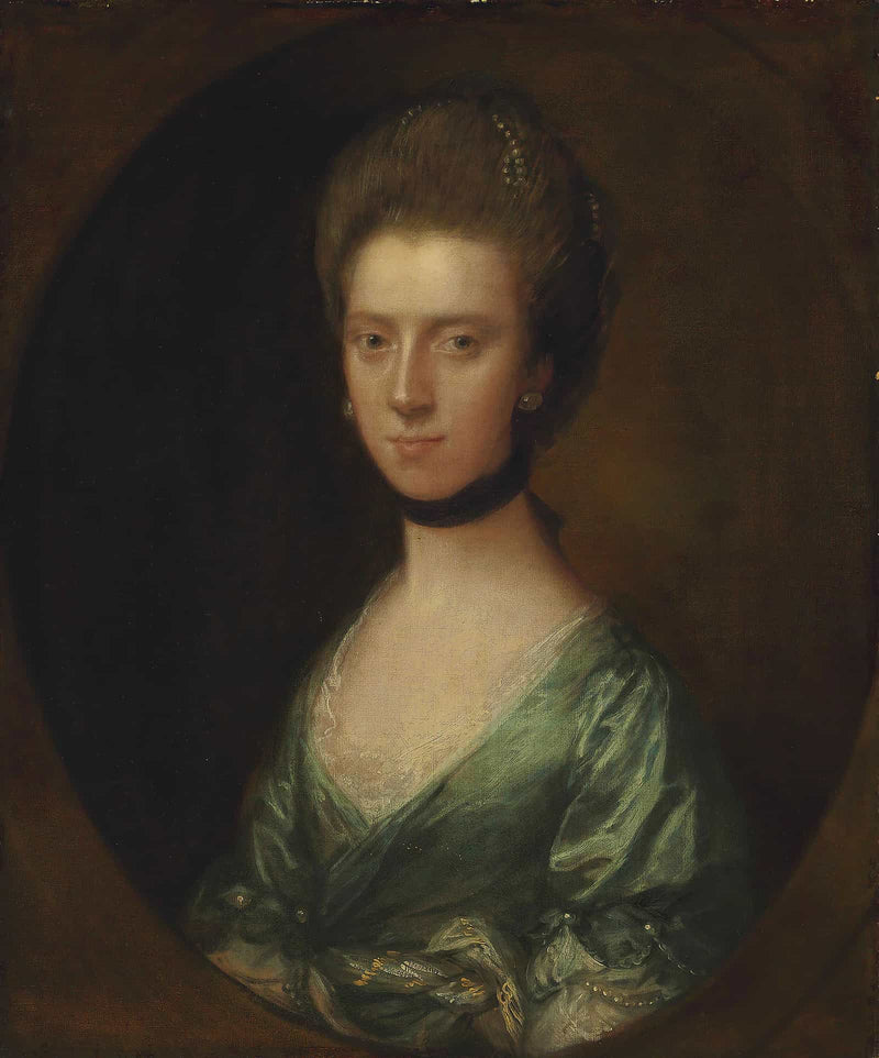 Portrait Of Mrs Isaac Elton by Thomas Gainsborough