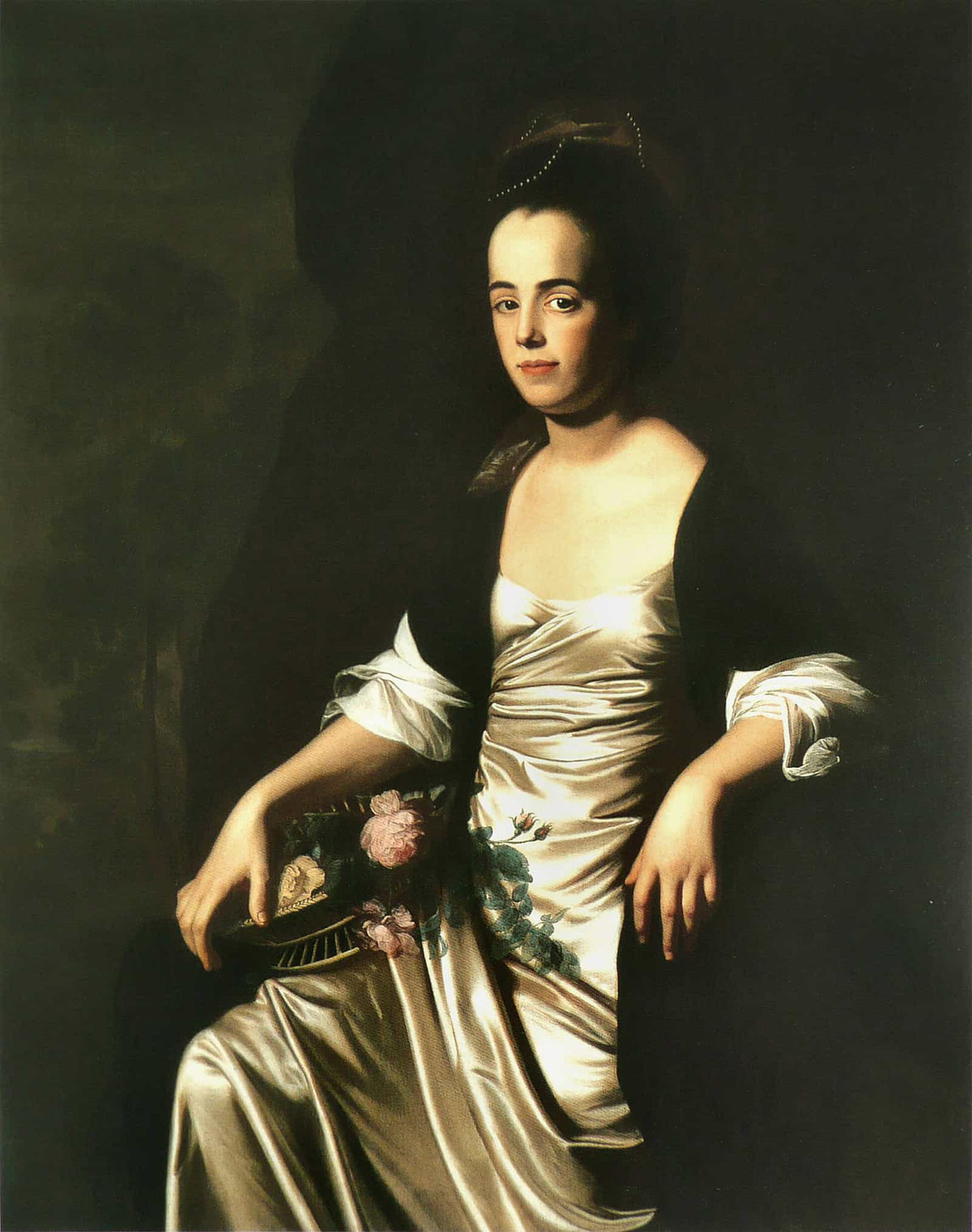Portrait Of Mrs John Stevens Judith Sargent Later Mrs John Murray by John Singleton Copley