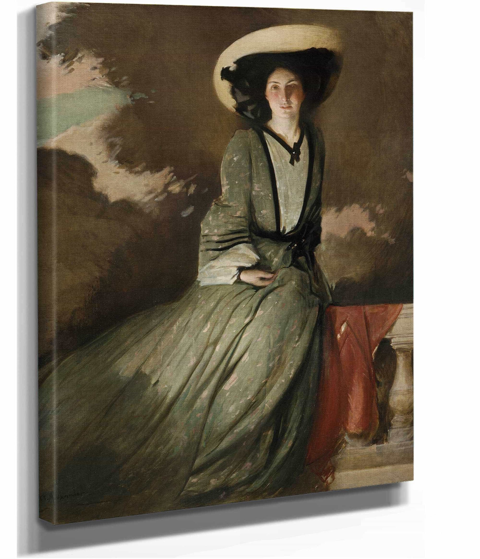 Portrait Of Mrs John White Alexander by John White Alexander
