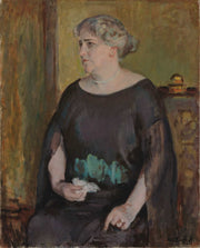 Portrait Of Mrs Lydia Keirkner by Magnus Enckell