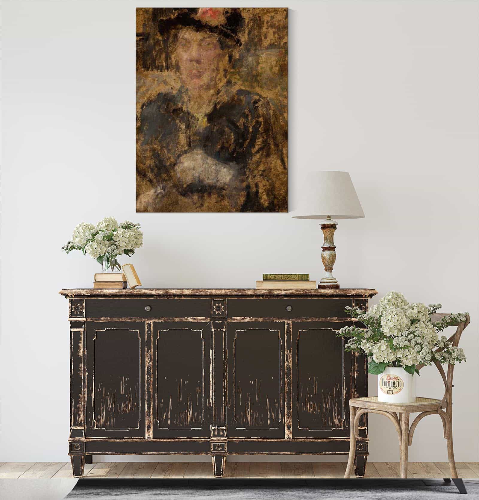 Portrait Of Mrs Roubaud by Olga Boznanska