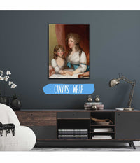 Portrait Of Mrs Samuel Dick And Her Daughter by Gilbert Stuart