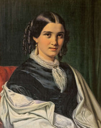 Portrait Of Mrs Vilhelmine Heise Born Hage  by Wilhelm Marstrand