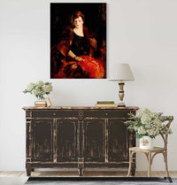 Portrait Of Mrs William Preston Harrison by Robert Henri