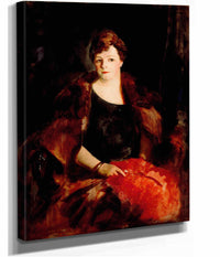 Portrait Of Mrs William Preston Harrison by Robert Henri