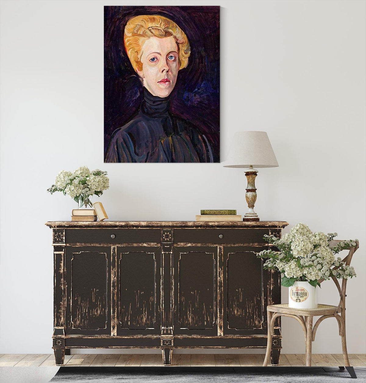 Portrait Of Ms T by Zygmunt Waliszewski