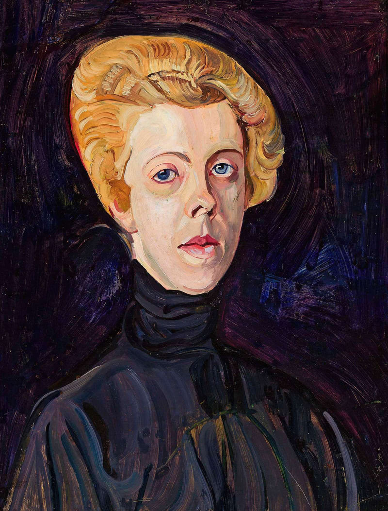 Portrait Of Ms T by Zygmunt Waliszewski