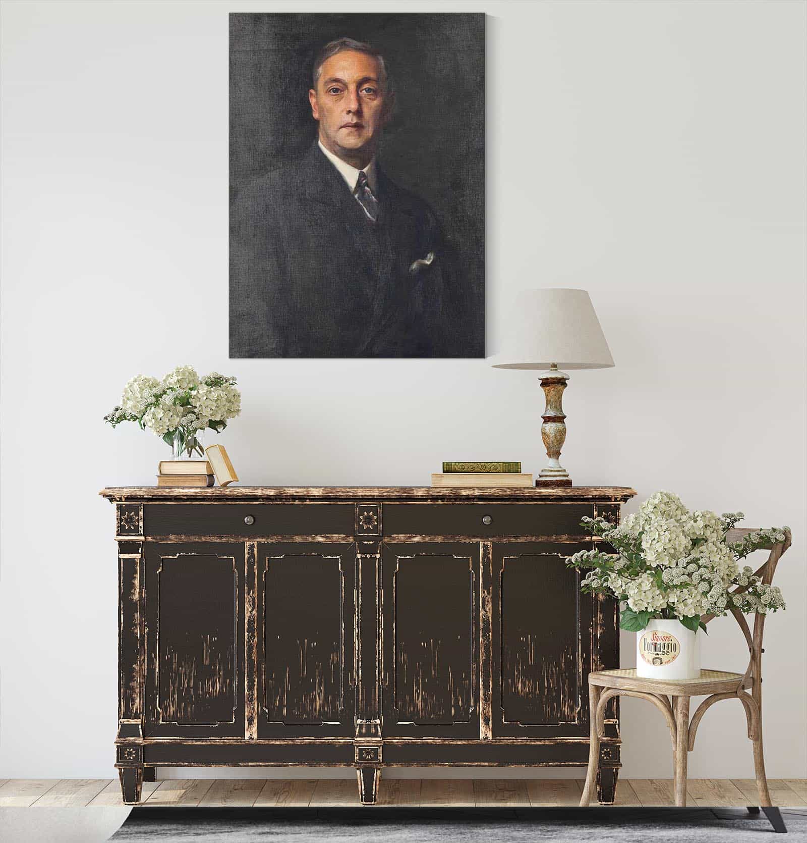 Portrait Of Norman Louis Cappel Esq by Philip Alexius De Laszlo