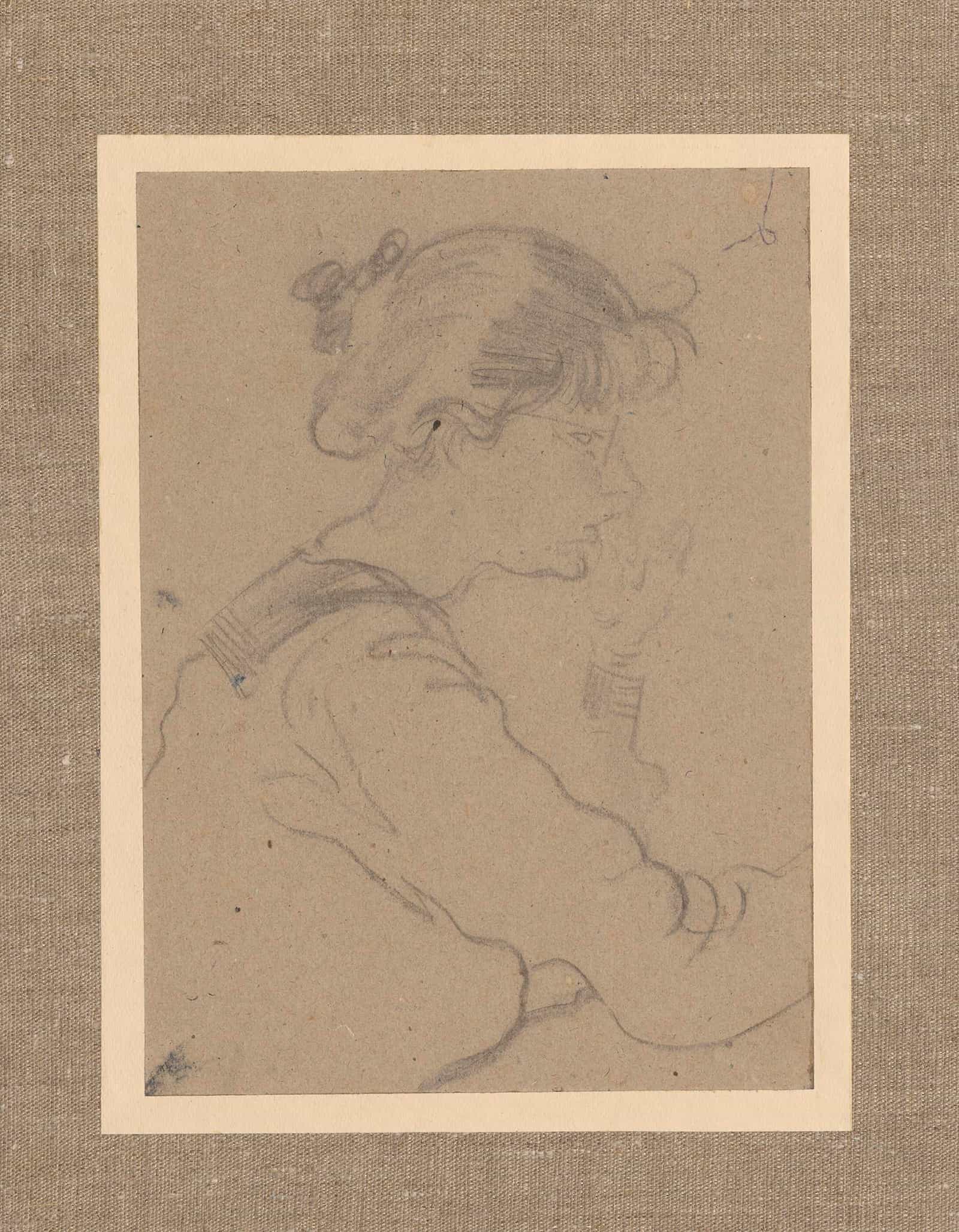 Portrait Of Nvporoshina A Pupil Of Nsklifosovskys School by Zygmunt Waliszewski