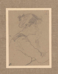 Portrait Of Nvporoshina A Pupil Of Nsklifosovskys School by Zygmunt Waliszewski