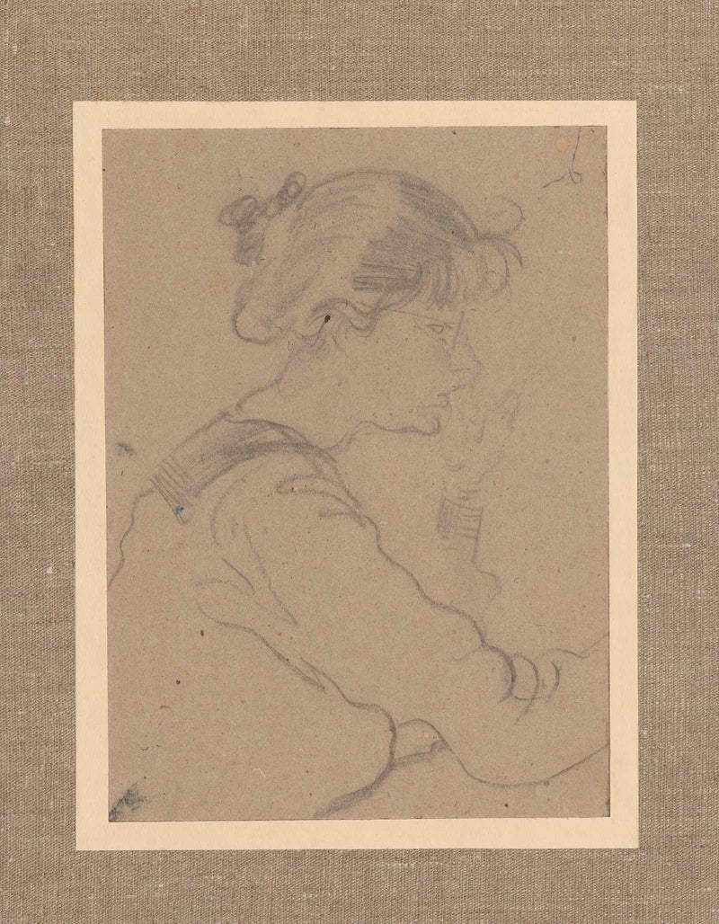 Portrait Of Nvporoshina A Pupil Of Nsklifosovskys School by Zygmunt Waliszewski