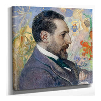 Portrait Of Oscar Levertin by Carl Larsson