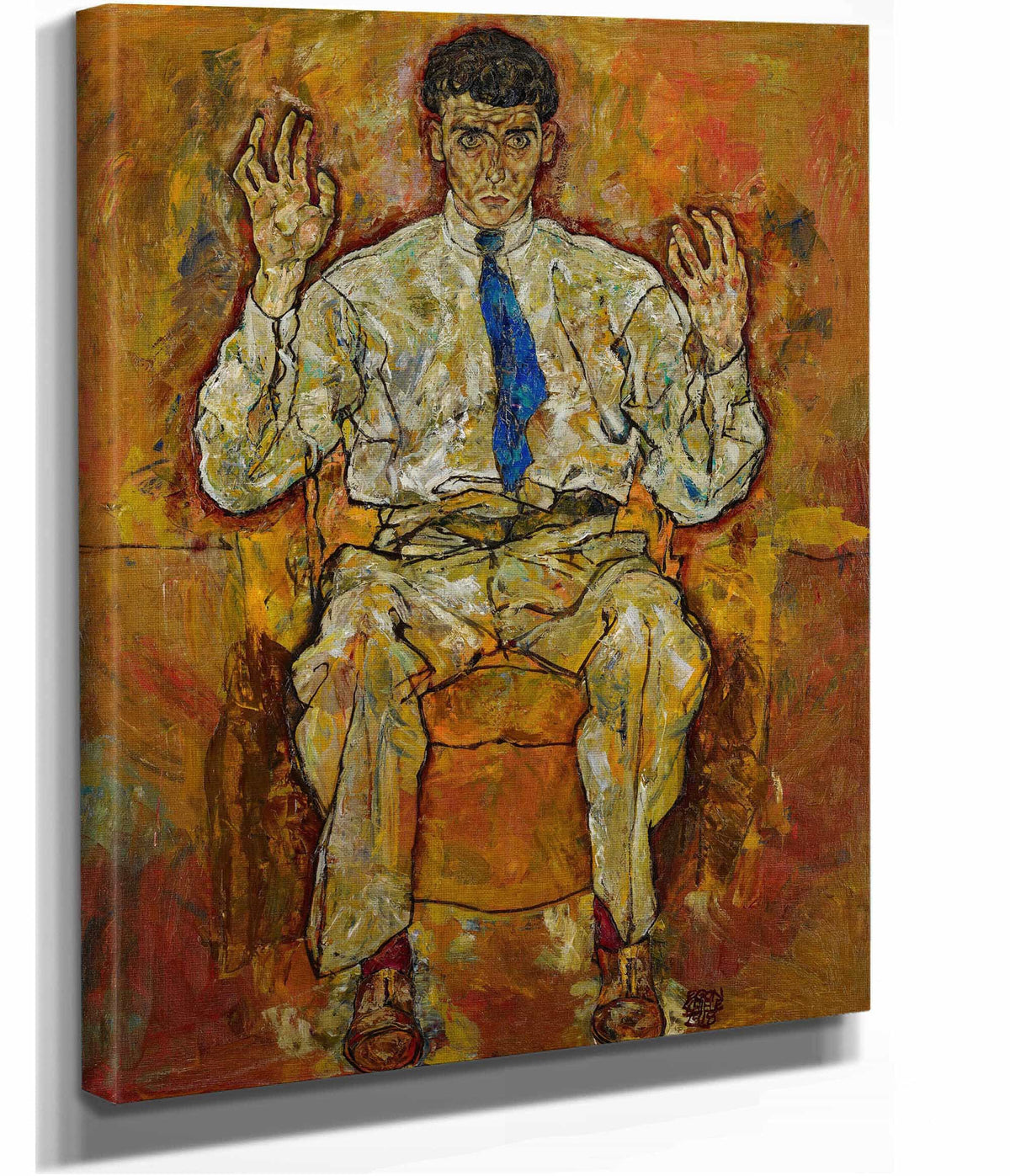 Portrait Of Paris Von Gutersloh  by Egon Schiele