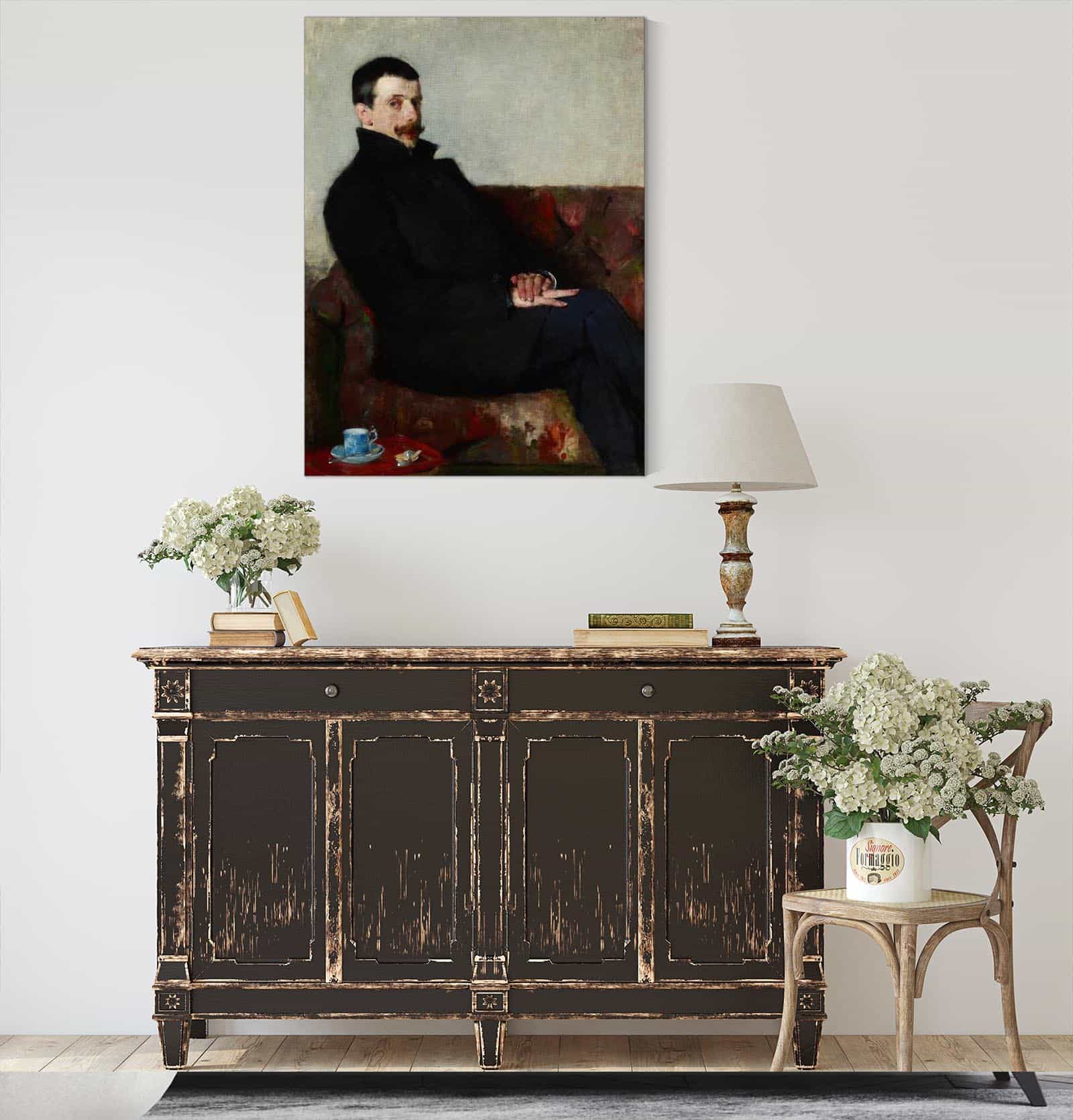Portrait Of Paul Nauen by Olga Boznanska