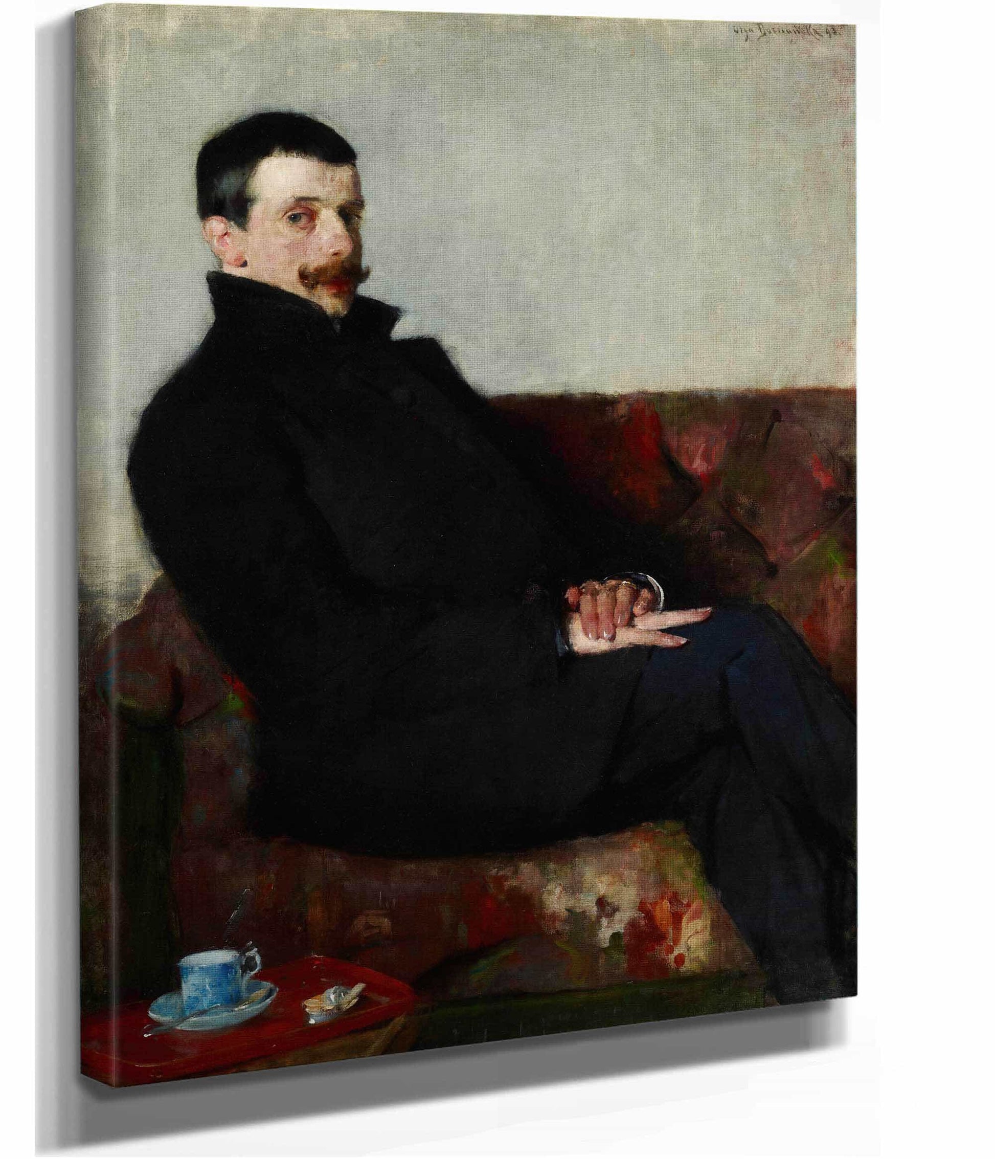 Portrait Of Paul Nauen by Olga Boznanska