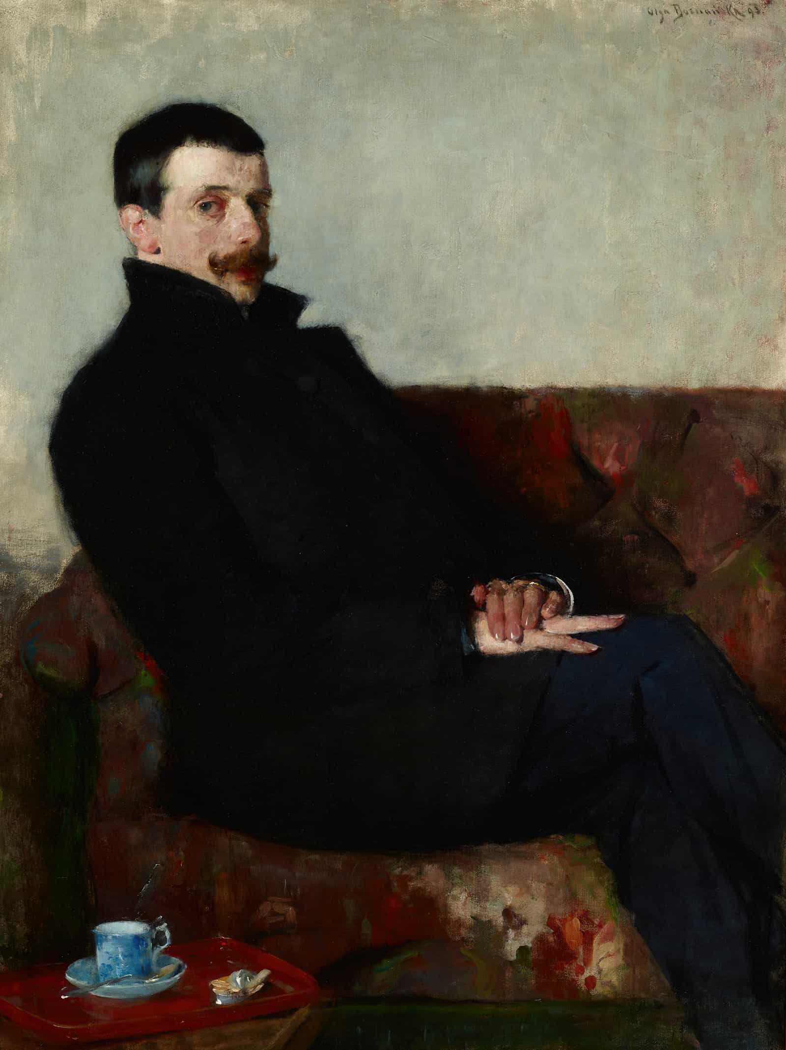 Portrait Of Paul Nauen by Olga Boznanska