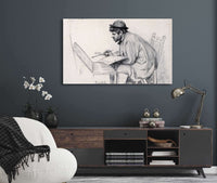 Portrait Of Pere Ferran Painting by Santiago Rusinol