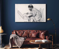 Portrait Of Pere Ferran Painting by Santiago Rusinol