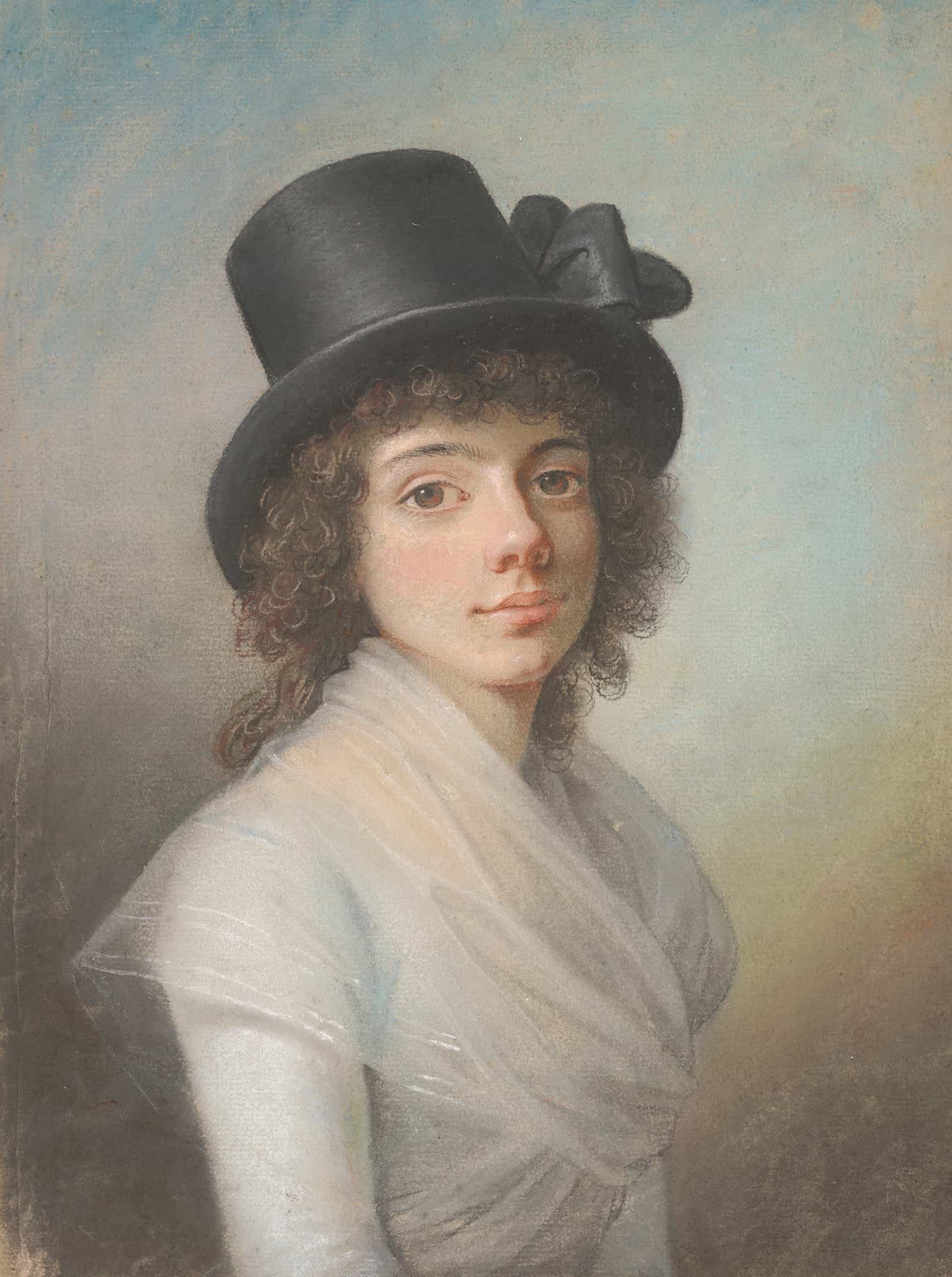 Portrait Of Petronella Cornelia Romeling by Jens Juel