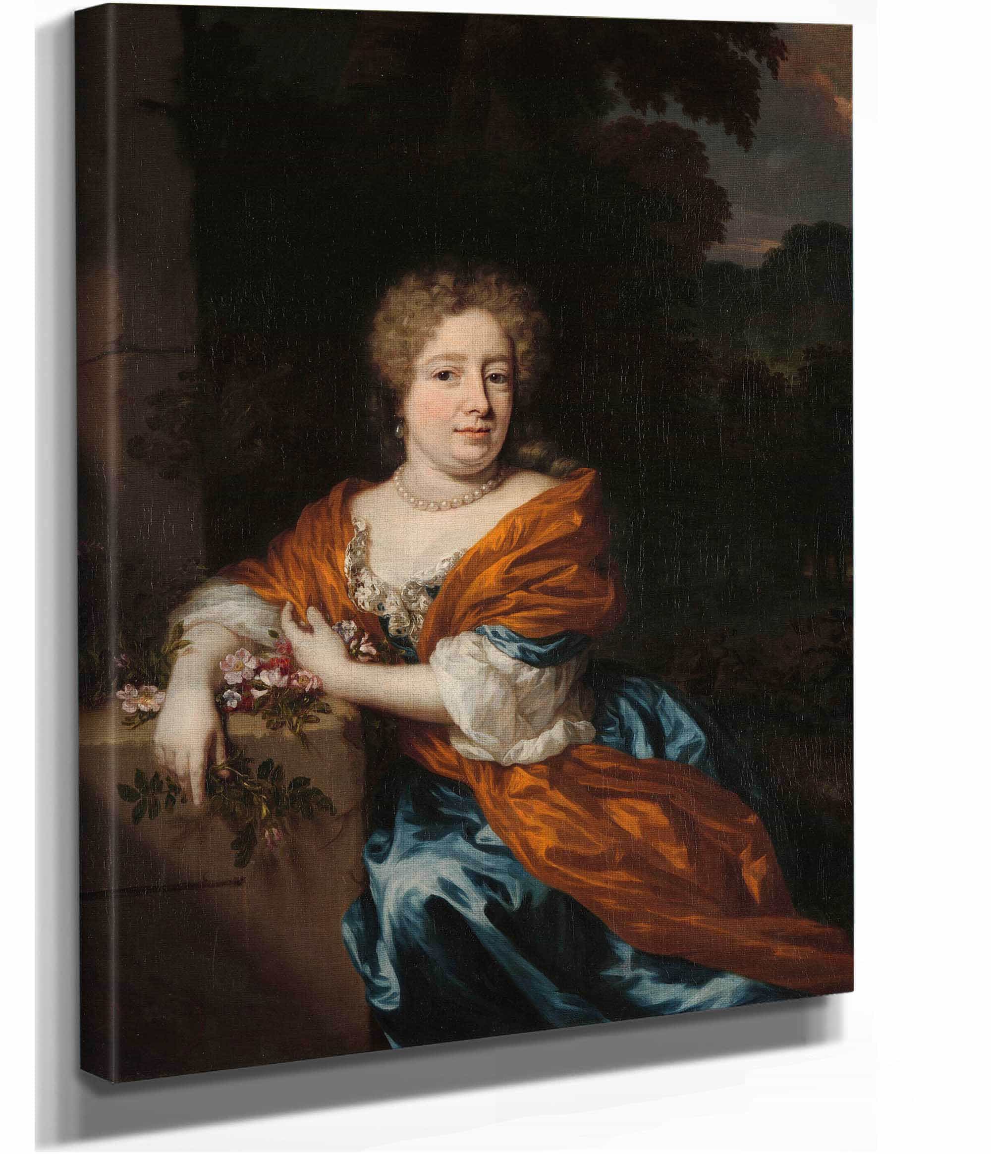 Portrait Of Petronella Dunois  by Nicolaes Maes