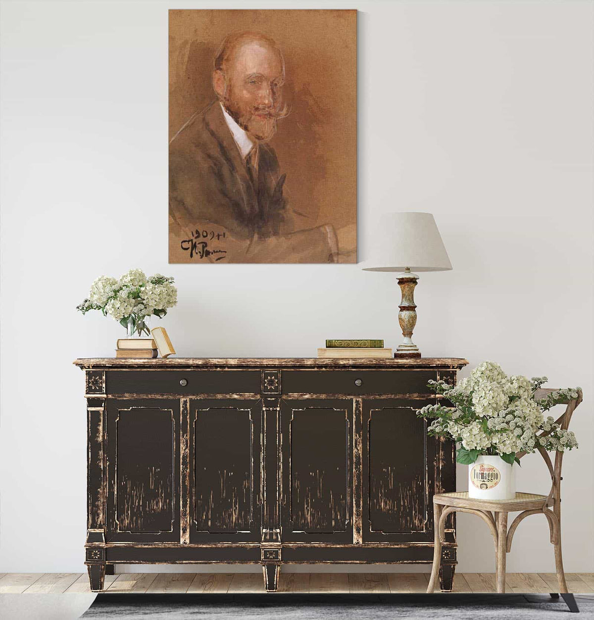 Portrait Of Prince Vladimir Baryatinsky by Ilya Efimovich Repin