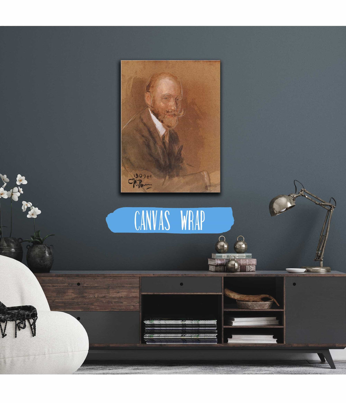 Portrait Of Prince Vladimir Baryatinsky by Ilya Efimovich Repin