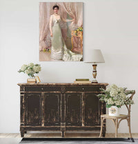 Portrait Of Princess Evelyne Colonna Di Stigliano by Vittorio Matteo Corcos