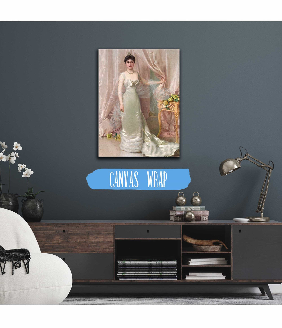 Portrait Of Princess Evelyne Colonna Di Stigliano by Vittorio Matteo Corcos