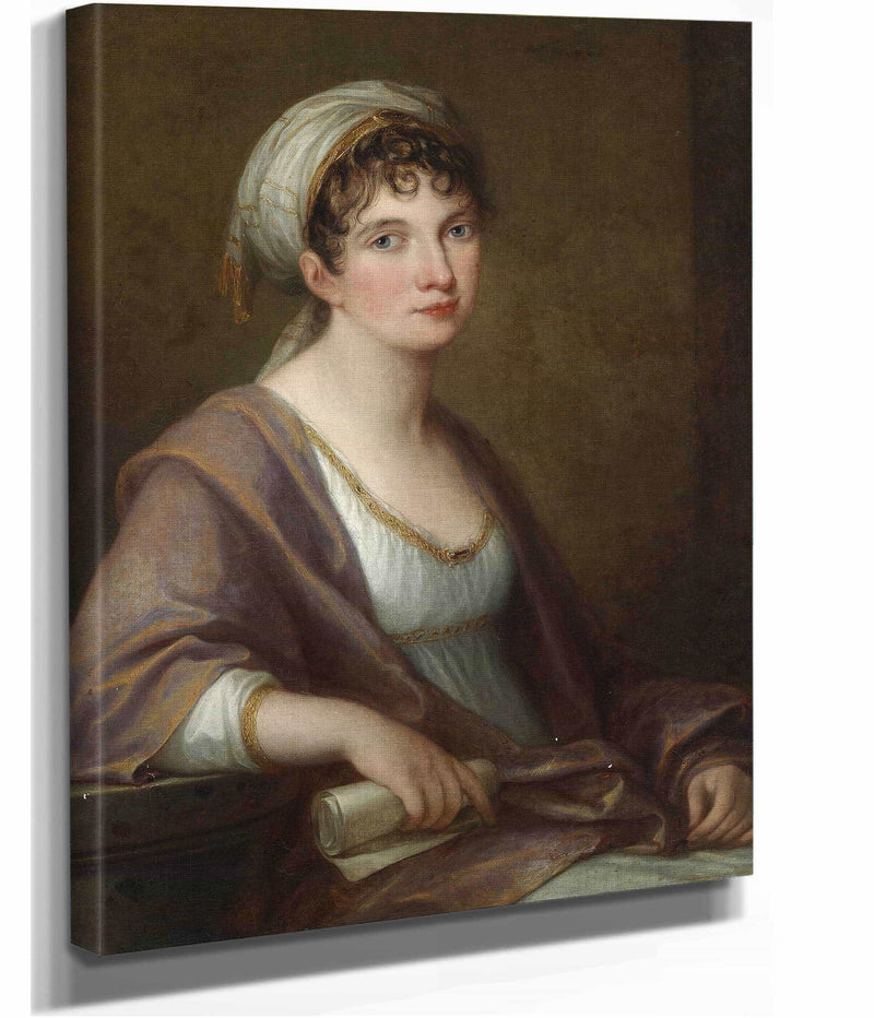 Portrait Of Princess Franziska Von Kaunitz Rietberg by Angelica Kauffmann