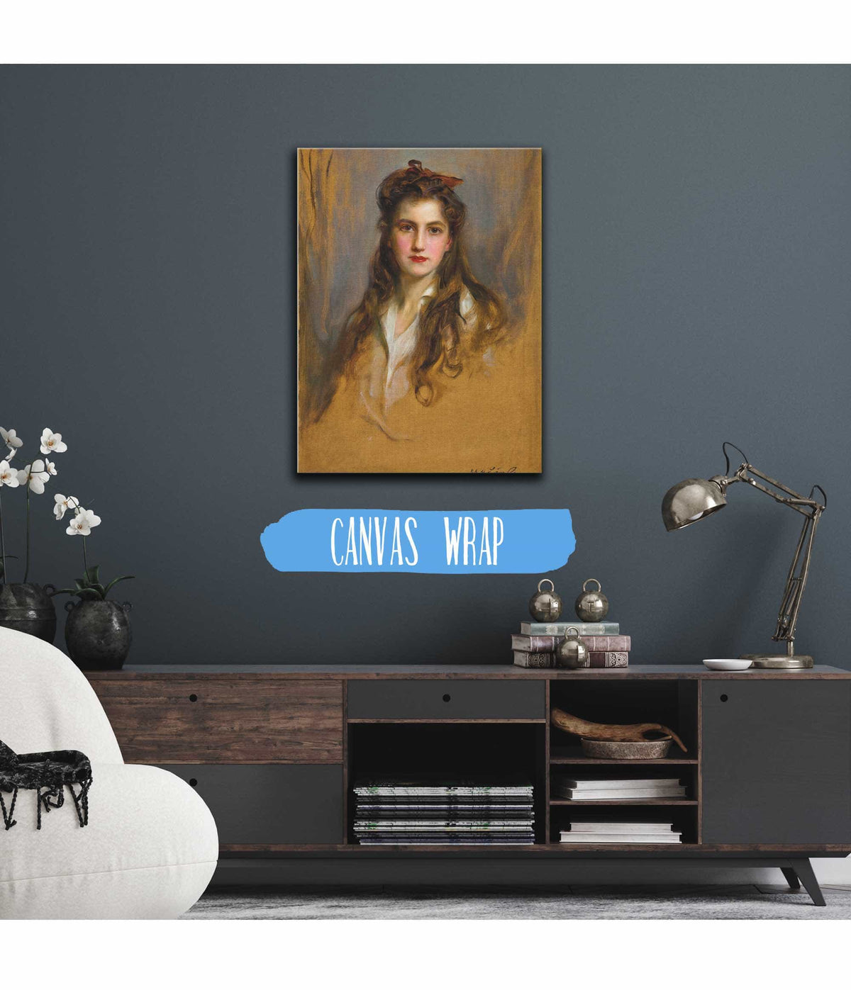 Portrait Of Princess Nina Georgievna  by Philip Alexius De Laszlo