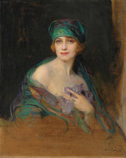 Portrait Of Princess Ruspoli Duchess De Gramont by Philip Alexius De Laszlo