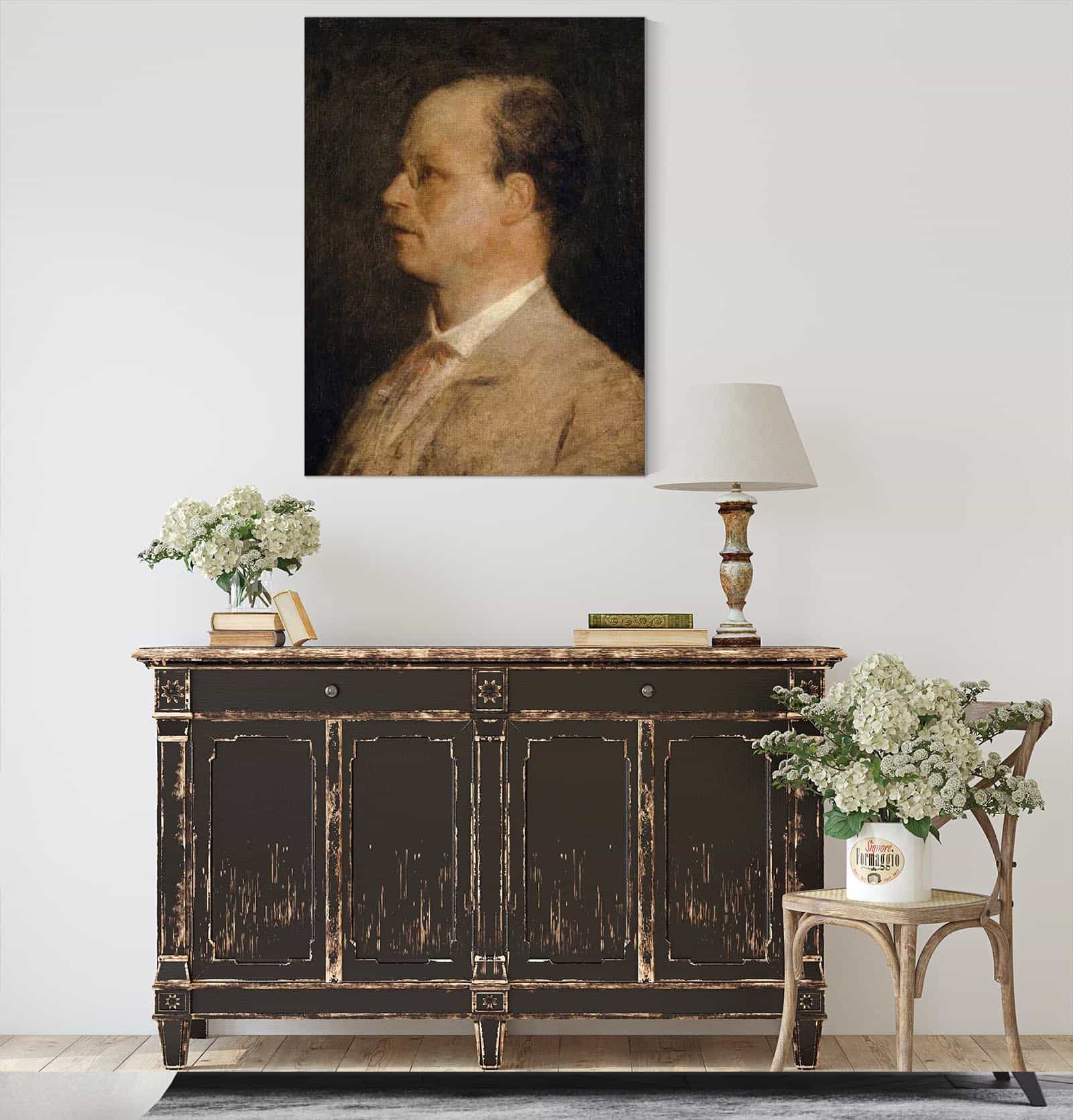 Portrait Of Prof Fritz Burckhardt Brenner by Arnold Bocklin
