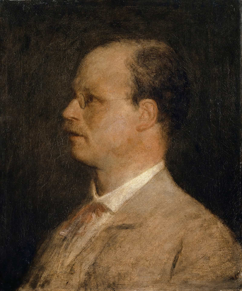 Portrait Of Prof Fritz Burckhardt Brenner by Arnold Bocklin