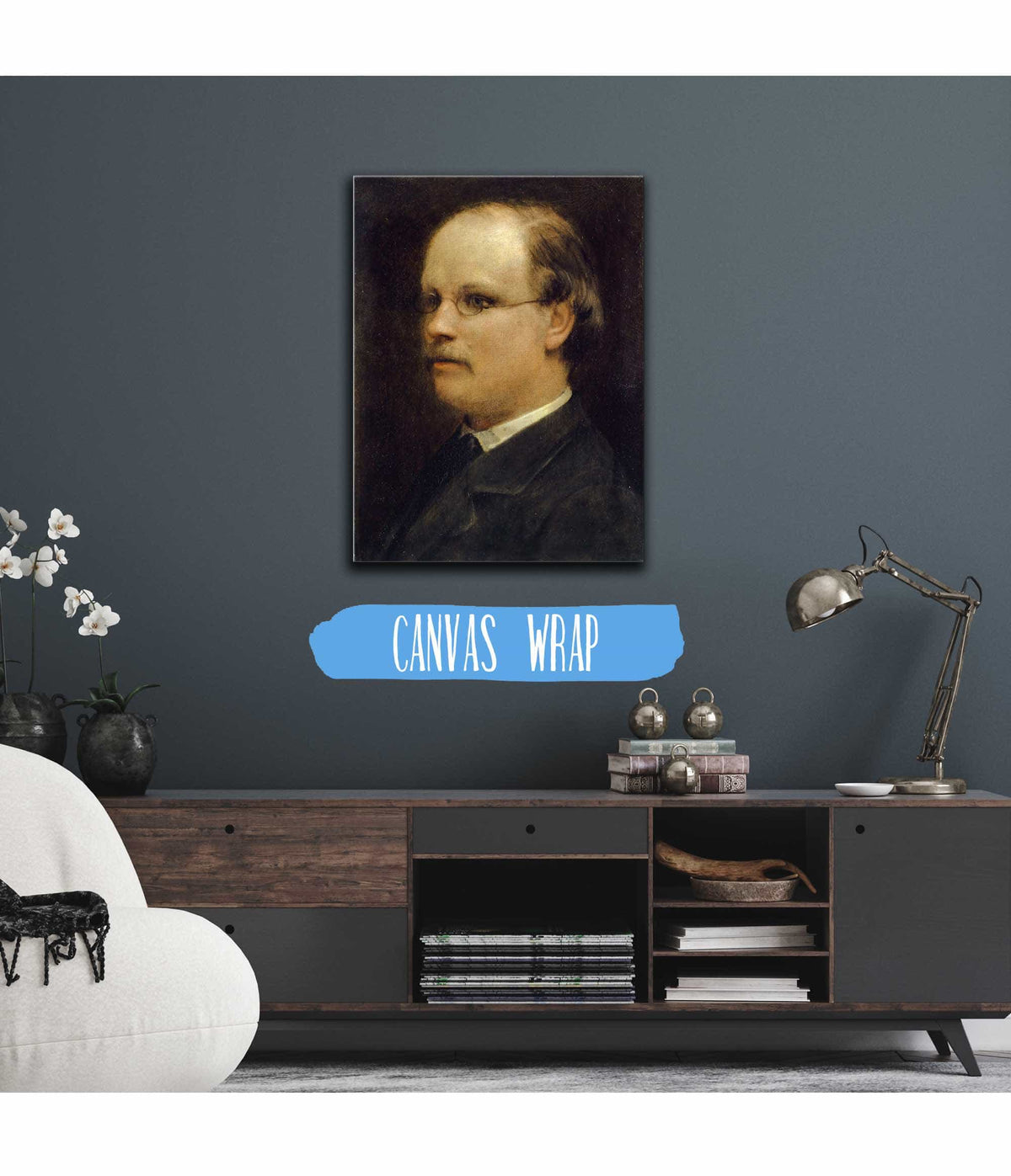 Portrait Of Professor Fritz Burckhardt Brenner by Arnold Bocklin