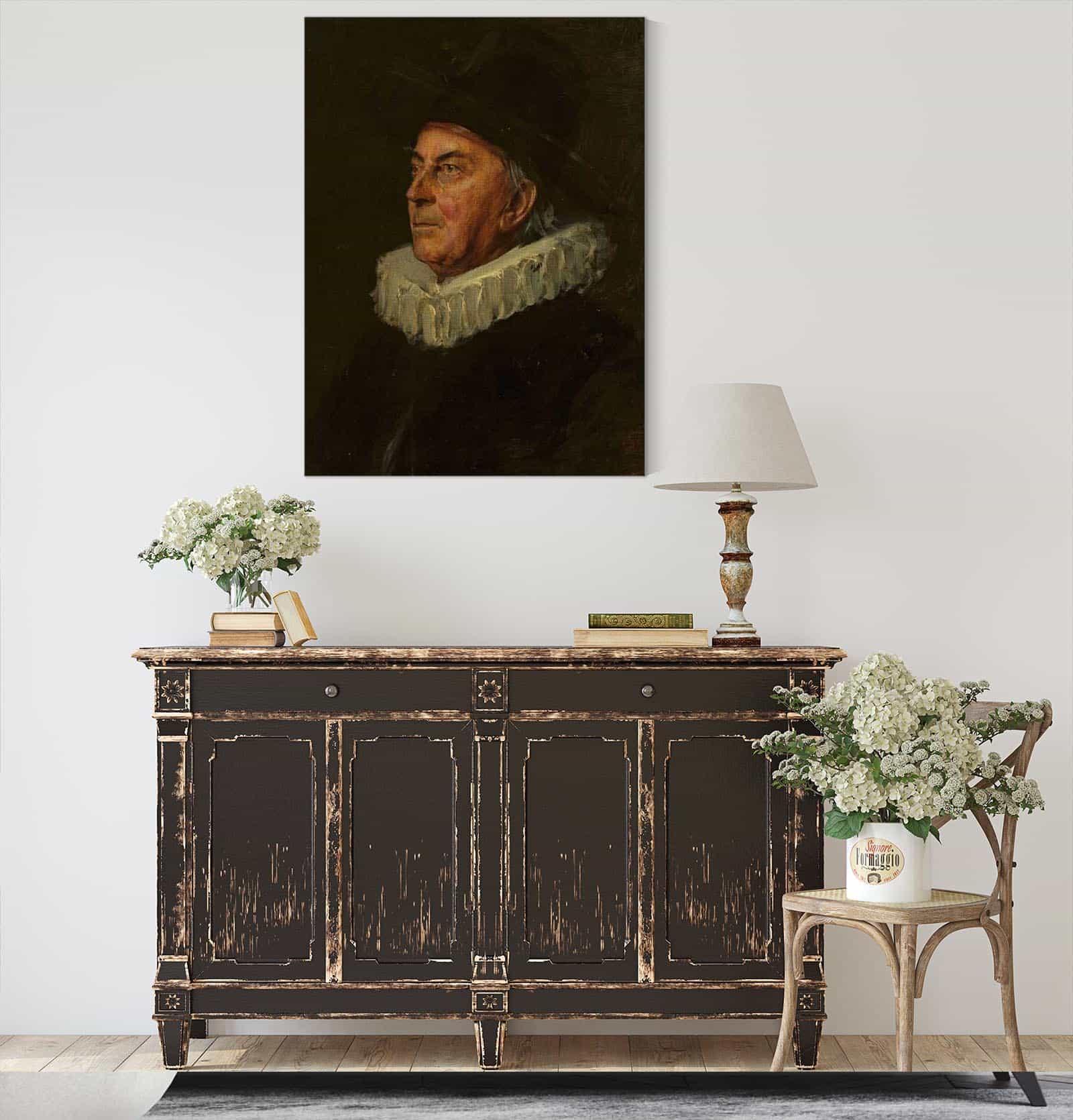 Portrait Of Professor Syboldt by Franz Von Lenbach