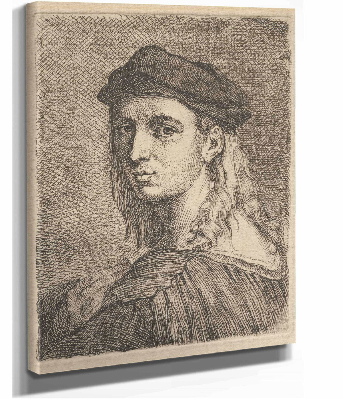 Portrait Of Raphael by Angelica Kauffmann