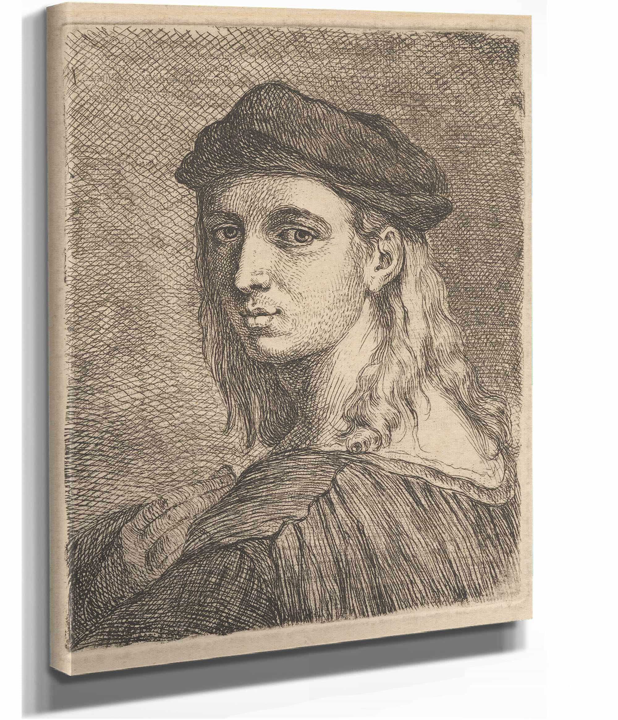 Portrait Of Raphael by Angelica Kauffmann