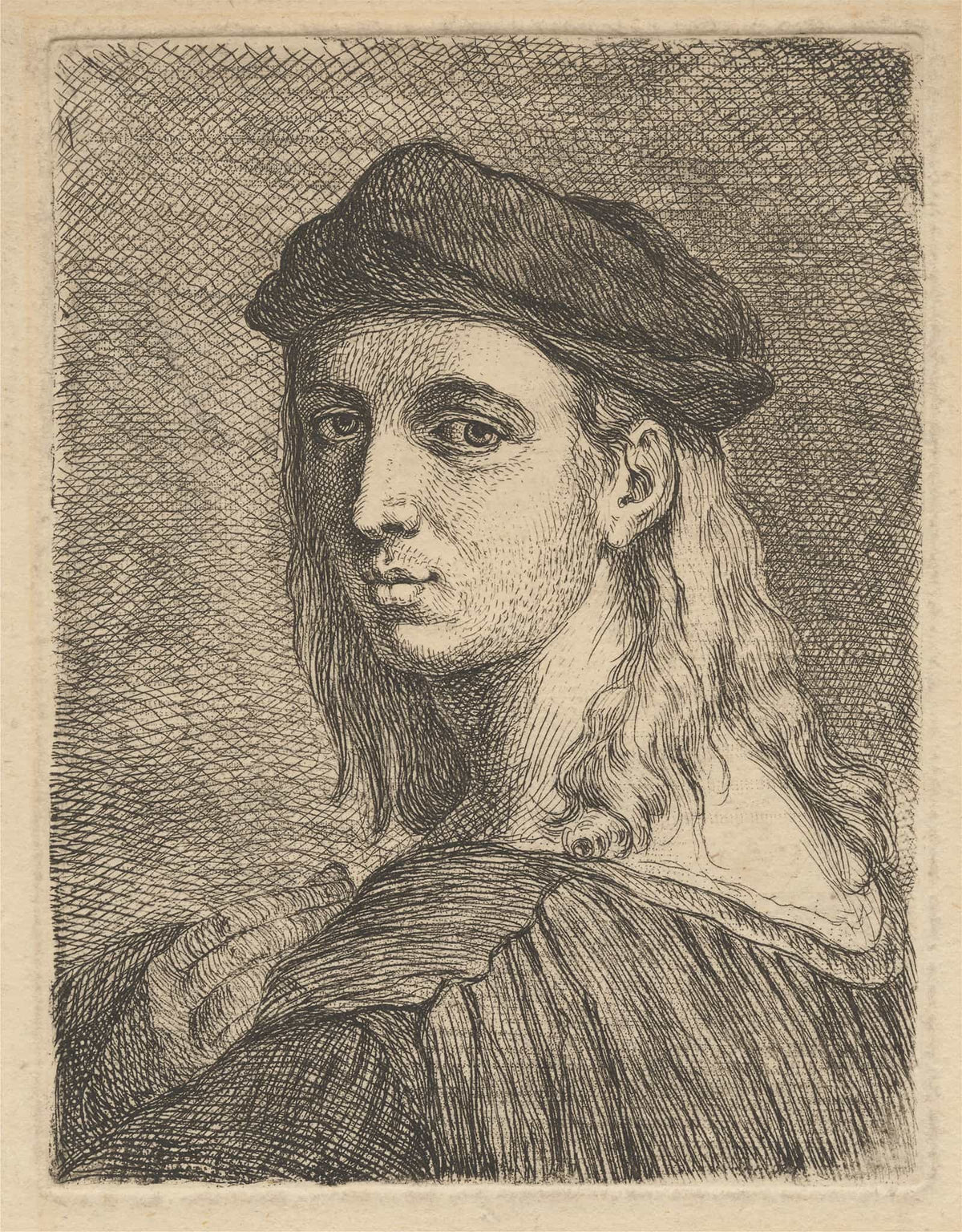 Portrait Of Raphael by Angelica Kauffmann