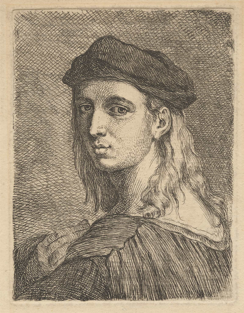 Portrait Of Raphael by Angelica Kauffmann