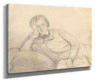 Portrait Of Raymond De Magnoncourt by Theodore Chasseriau