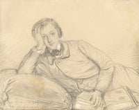 Portrait Of Raymond De Magnoncourt by Theodore Chasseriau