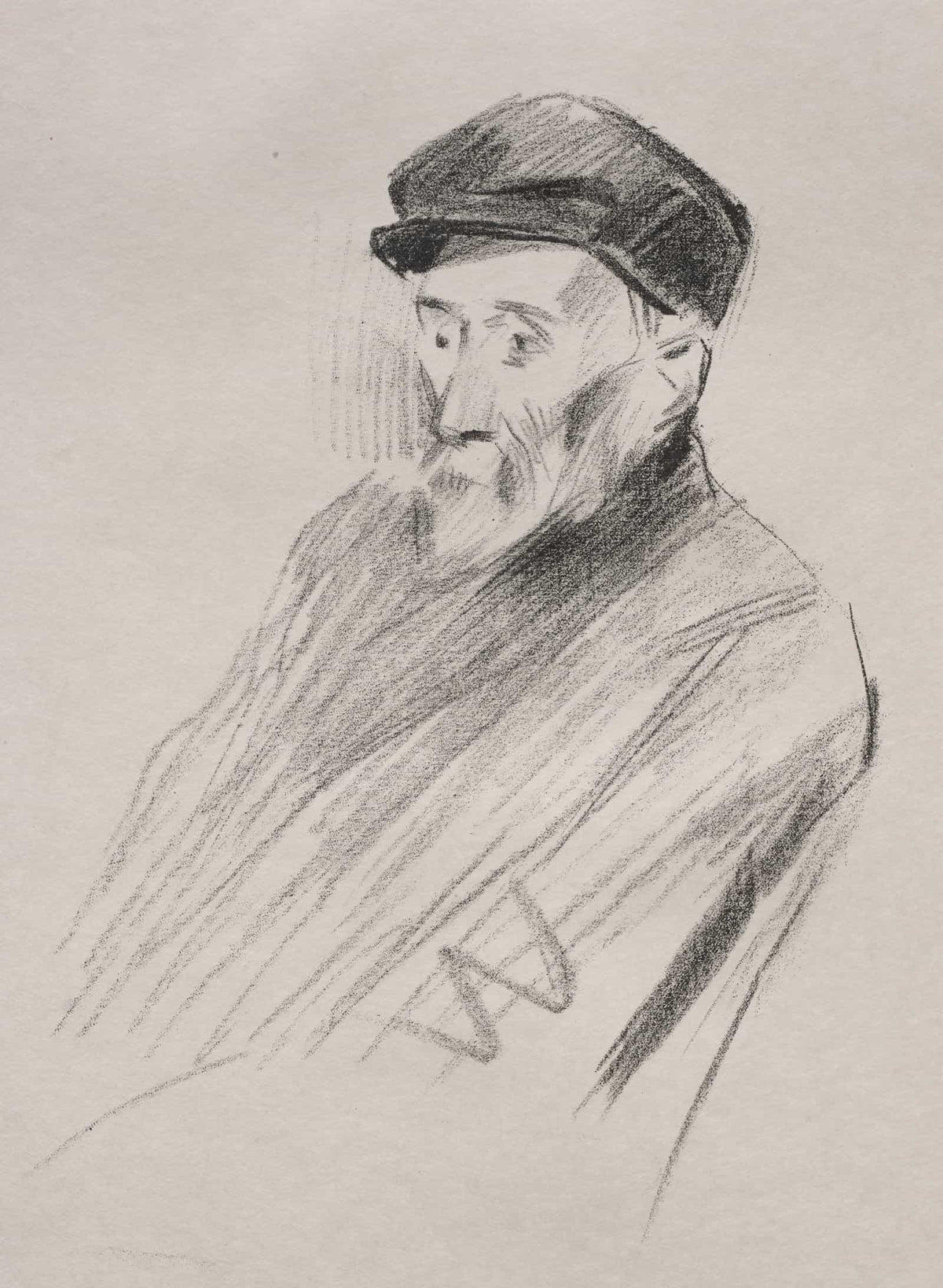 Portrait Of Renoir Third Plate by Jean Louis Forain