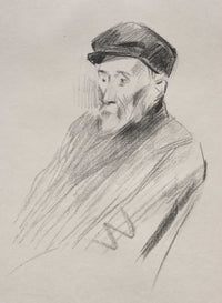 Portrait Of Renoir Third Plate by Jean Louis Forain