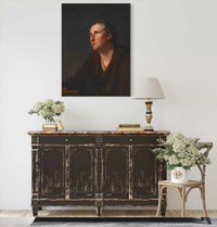 Portrait Of Rev Richard Stables by George Romney